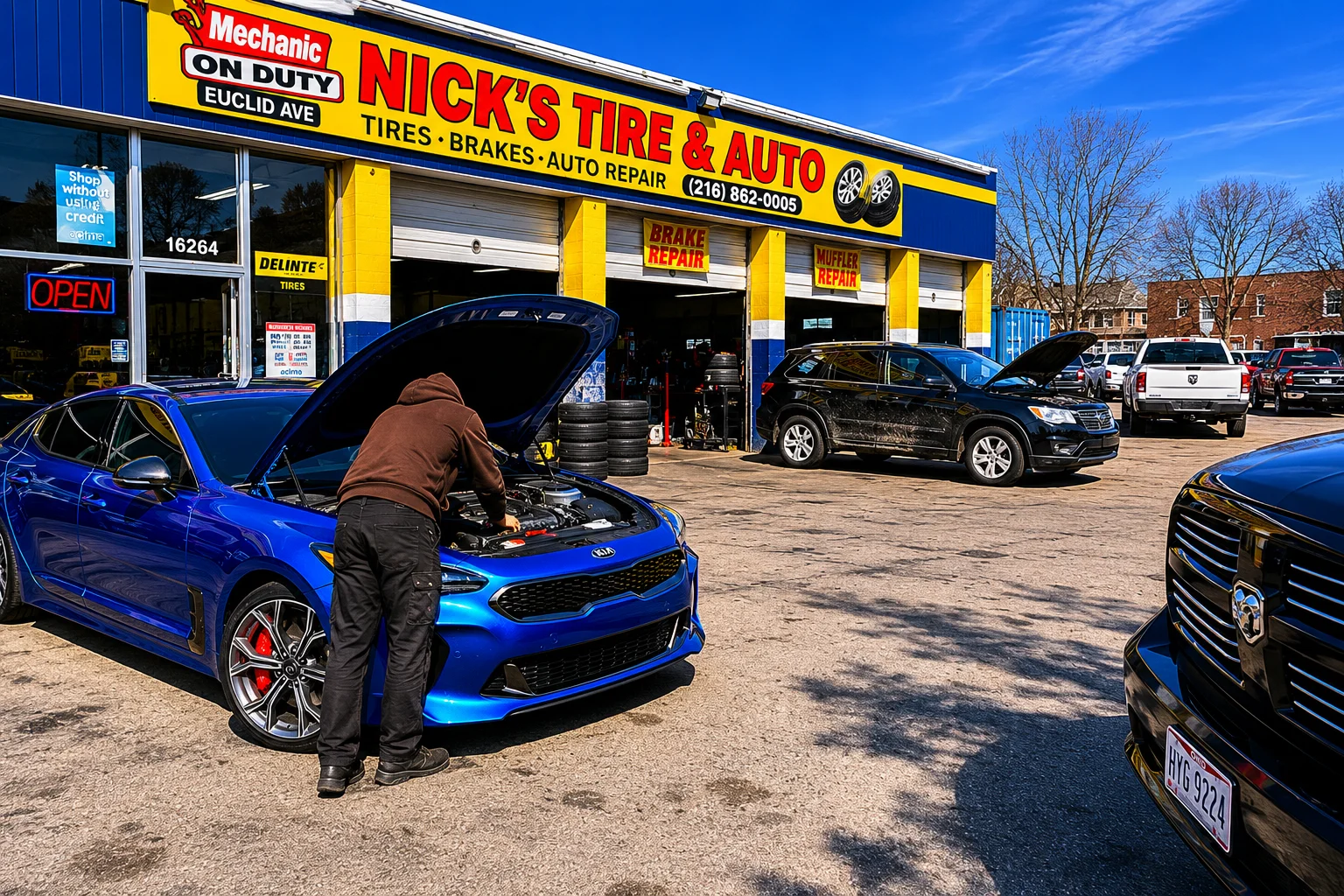 AUTO REPAIR THAT EXPLAINS ITSELF
BEFORE IT BILLS YOU. at Nick's Tire & Auto Cleveland