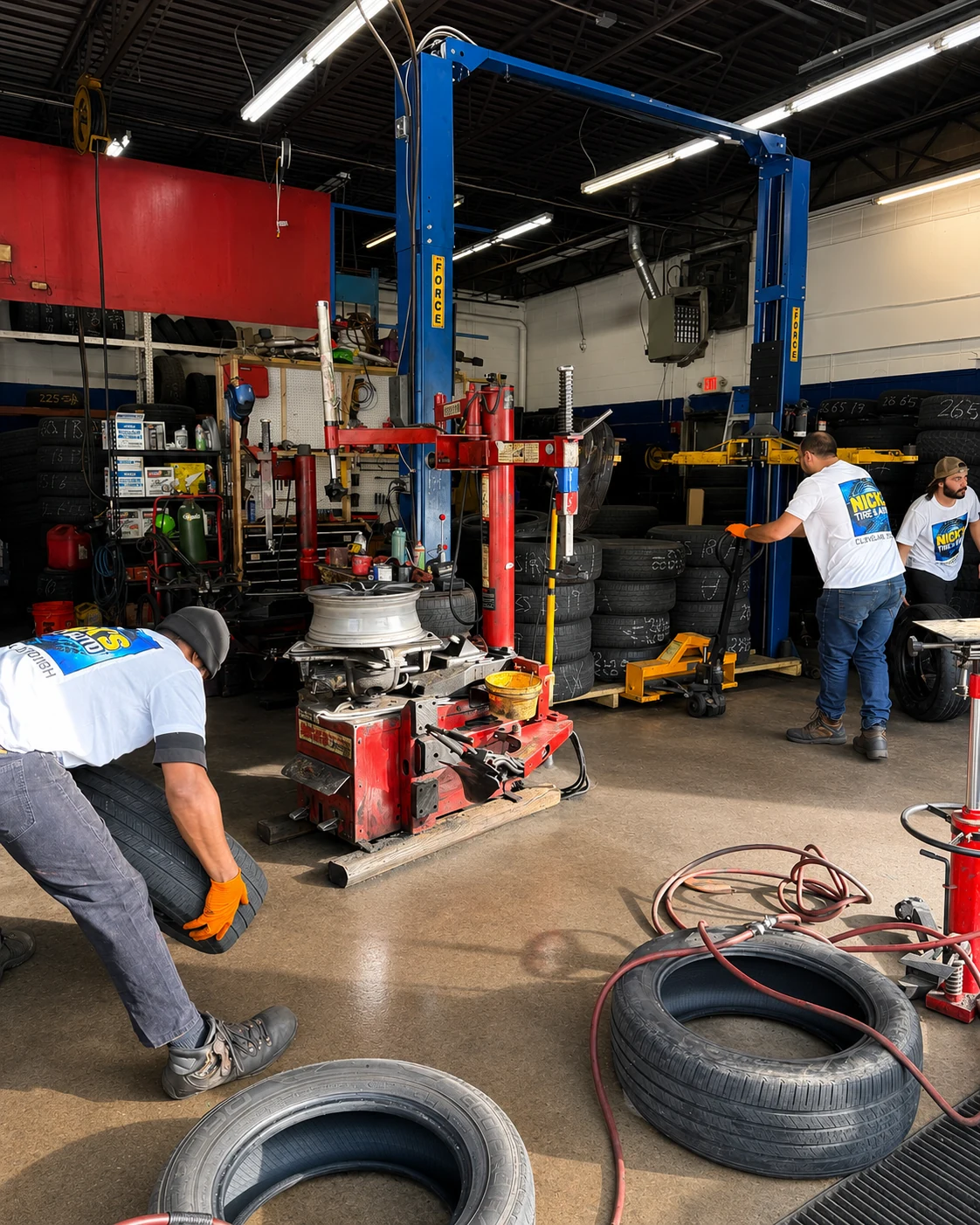 WHEEL ALIGNMENT CLEVELAND.
SAME-DAY · FREE PULL-CHECK FIRST. at Nick's Tire & Auto Cleveland