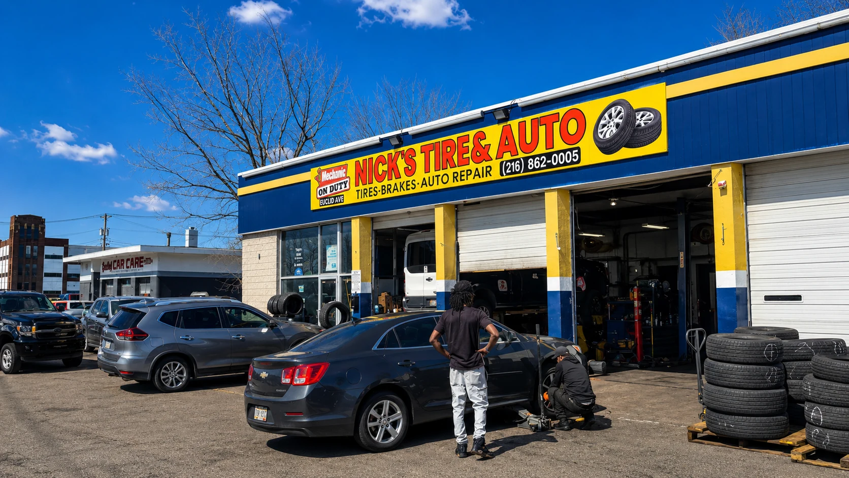 Summer car care Cleveland — Nick's Tire & Auto open all summer